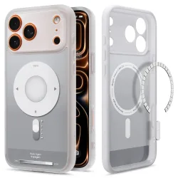 Custodia MagSafe per Apple iPhone 17 Pro, Spigen, Ultra Hybrid Classic, Argento ACS10355