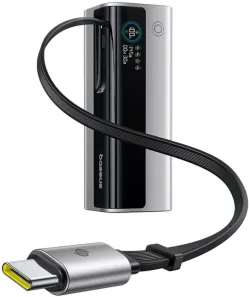 Batteria Esterna Baseus EnerGeek GR11, 20000mAh, 145W, QC + PD, 1 x USB-A - 3 x USB-C, Argento E0027B02