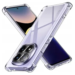 Custodia per Xiaomi Redmi Note 14 Pro+ 5G, Techsuit, Shockproof Clear, Trasparente