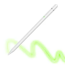 Touch Pen Techsuit AP01 Pro per Apple iPad, Versione Attiva, Bianco