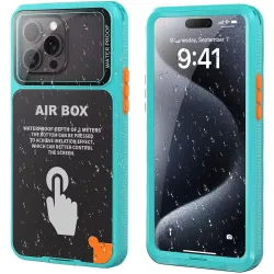 Custodia Universale Waterproof per Telefono max. 6.1 pollici, ShellBox, AirBox, Blu