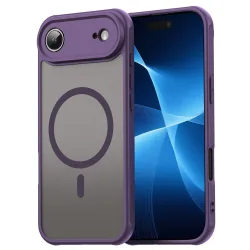 Custodia MagSafe per Apple iPhone 17 Air, Techsuit, HaloFrost II, Viola