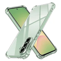 Custodia per Samsung Galaxy A56 A566, Techsuit, Shockproof Clear, Trasparente