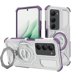 Custodia per Xiaomi Redmi 15 5G / 15 4G, Techsuit, Carbon Shield Pro, Viola