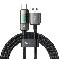 Cavo Dati e Ricarica USB-A - USB-C McDodo CA-3630 Display Auto Power Off, 66W, 1.2m, Nero