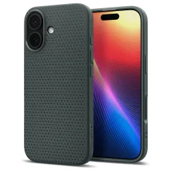 Custodia per Apple iPhone 17, Spigen, Liquid Air, Verde ACS10371