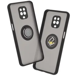 Custodia per Xiaomi Redmi Note 9S / Note 9 Pro / Note 9 Pro Max, Techsuit, Glinth, Nera