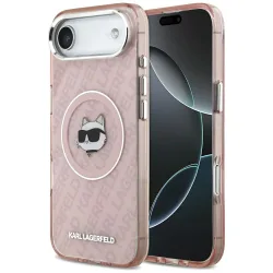 Custodia MagSafe per Apple iPhone 17 Air, Karl Lagerfeld, IML Choupette's Head, Rosa