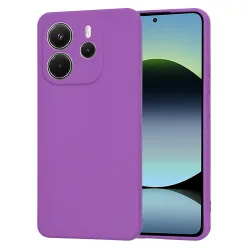 Custodia per Xiaomi Redmi Note 14 4G (Standard), Techsuit, SoftFlex, Viola