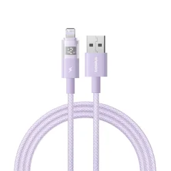 Cavo Dati e Ricarica USB-A - Lightning Baseus Display 2, 12W, 1m, Viola P10382700511-00