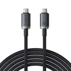 Cavo Dati e Ricarica USB-C - USB-C Baseus Crystal Shine Series, 100W, 1.5m, Nero P10318204111-00