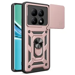 Custodia per Xiaomi Poco M8 / Redmi Note 15 5G / Note 15 4G, Techsuit, CamShield, Rosa Dorata