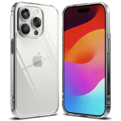 Custodia per Apple iPhone 15 Pro Max, Ringke, Fusion, Trasparente