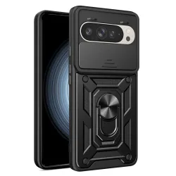 Custodia per Google Pixel 9 / 9 Pro, Techsuit, CamShield, Nera