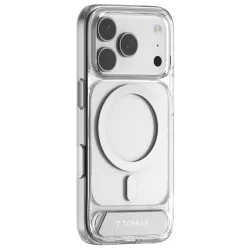 Custodia MagSafe per Apple iPhone 17 Pro Max, Torras, Pstand, Trasparente