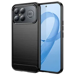 Custodia per Xiaomi Poco F8 Ultra, Techsuit, Carbonio, Nera