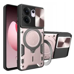 Custodia per Oppo Reno13 FS 5G / Reno13 F 4G / Reno13 F, Techsuit, CamGuard Pro, Rosa Dorato