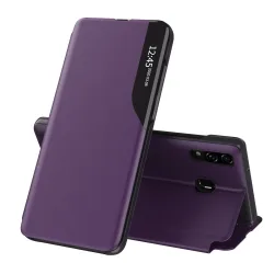 Custodia per Samsung Galaxy A20e A202, Techsuit, eFold, Viola