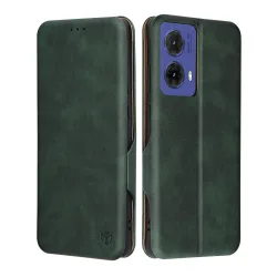 Custodia per Motorola Moto G85, Techsuit, Safe Wallet Plus, Verde