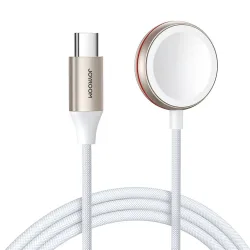 Caricabatterie Wireless Joyroom S-IW011 per Apple Watch Series, USB-C, Bianco