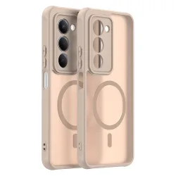 Custodia MagSafe per Xiaomi Redmi 15 5G / 15 4G, Techsuit, HaloFrost II, Dorata