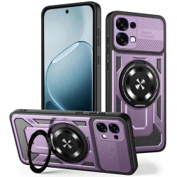 Custodia per Oppo A6 Pro 5G / A6 Pro 4G, Techsuit, RuggedCam, Viola