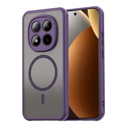 Custodia MagSafe per Xiaomi Poco M8 Pro / Redmi Note 15 Pro+ 5G, Techsuit, HaloFrost II, Blu Navy