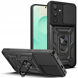 Custodia per Samsung Galaxy S25 FE, Techsuit, CamShield, Nera