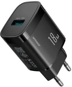 Caricatore da rete Joyroom JR-TF4, 18W, 3A, 1 x USB-A, Nero