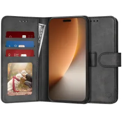Custodia per Honor Magic8 Pro, Techsuit, Diary Book, Nera