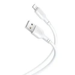 Cavo dati e ricarica USB-A - Lightning XO Design NB103, 18W, 1m, bianco