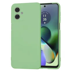 Custodia per Motorola Moto G64 / G54 Power Edition, Techsuit, SoftFlex, Verde Chiaro