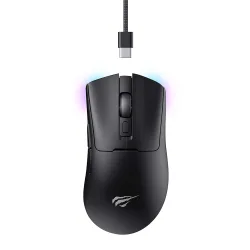 Mouse Gaming Wireless HAVIT MS966WB, 800DPI - 10000DPI, BT / Wi-Fi / Cablato, Nero
