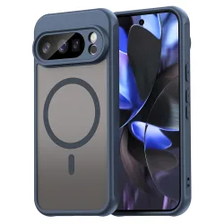 Custodia MagSafe per Google Pixel 10 Pro, Techsuit, HaloFrost II, Blu Navy