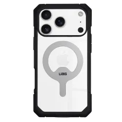 Custodia MagSafe per Apple iPhone 17 Pro, Urban Armor Gear, Trooper, Grigio Trasparente