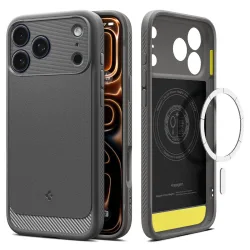 Custodia MagSafe per Apple iPhone 17 Pro Max, Spigen, Rugged Armor, Grigio ACS10264