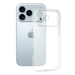 Custodia per Apple iPhone 17 Pro Max, Techsuit, Clear, Trasparente