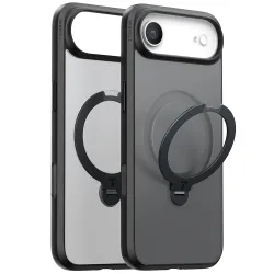 Custodia MagSafe per Apple iPhone 17 Air, Torras, Ostand Spin, Nera