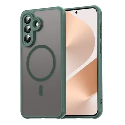 Custodia MagSafe per Samsung Galaxy A57 5G, Techsuit, HaloFrost II, Verde