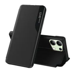 Custodia per Xiaomi Redmi Note 13 4G, Techsuit, eFold, Nera