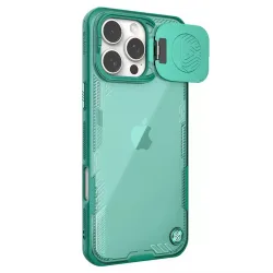 Custodia per Apple iPhone 16 Pro Max, Nillkin, Iceblade Prop (senza ritaglio per fotocamera), Verde