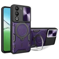 Custodia per Oppo A5 4G / A5 5G, Techsuit, CamGuard Pro, Viola