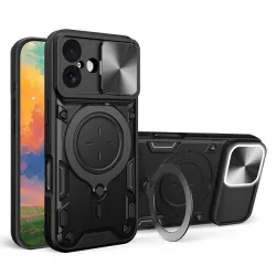 Custodia per Apple iPhone 17, Techsuit, CamGuard Pro, Nera