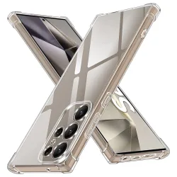 Custodia per Samsung Galaxy S24 Ultra S928, Techsuit, Shockproof Clear, Trasparente