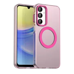 Custodia MagSafe per Samsung Galaxy A16 5G A166 / A16 4G A165, Techsuit, CandyCase, Rosa