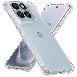 Custodia per Motorola Edge 70 Fusion, Techsuit, Shockproof Clear, Trasparente