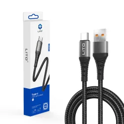Cavo Dati e Ricarica USB-A - USB-C Lito LD22T, 18W, 2m, Nero