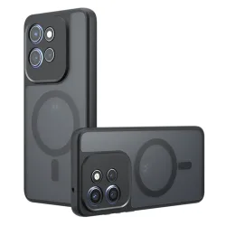 Custodia MagSafe per Motorola Edge 60 Neo / Edge 50 Neo / ThinkPhone 25, Techsuit, PureFrost, Nera Satinata