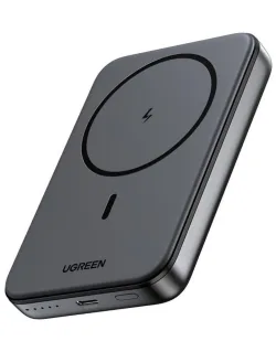 Batteria Esterna Wireless UGREEN PB561, 10000mAh, 20W, PD + FQI, 1 x QI - 1 x USB-C, Nera
