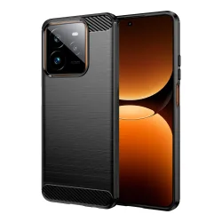 Custodia per Realme GT 7 Pro, Techsuit, Carbonio, Nera